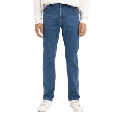 Abbildung von DeFacto Herren Jeans Hosen und Jeanshosen für Männer Trouser for Man Denim Herrenhose jeden