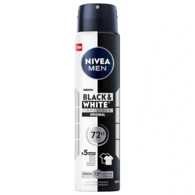 Abbildung von NIVEA Antiperspirant Black&amp;White Invisible Orginal spray, 250 ml