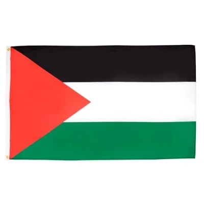 Abbildung von AZ FLAG Flagge Palästina 150x90 cm Palästinensische Fahne 100% Polyester mit Messing Ösen 110g