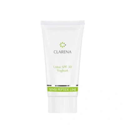 Abbildung von Clarena Sonnencreme Gesicht 30 ml Sonnenschutz Creme SPF Suncream mit Joghurt und Lotusextrakt Kompakte Tagescreme lsf Vegan Sun Cream