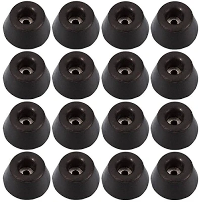 Abbildung von Adam Hall Hardware 4901 M16 AH 16er Set Gummifuß 30 x 15 mm schwarz im Beutel