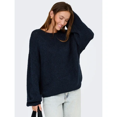 Abbildung von JDY Jdydinea Reversible NOOS Strickpullover, Damen, Größe: XS, Total eclipse