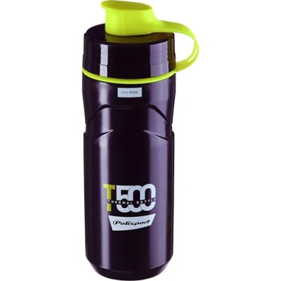 Abbildung von Polisport Trinkflasche Thermal T500 500 ml schwarz limettengrün