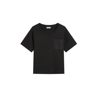 Abbildung von Marc O&#039;Polo Loose MIT Aufgesetzter Tasche Tshirt basic, Damen, Größe: XXS, Black