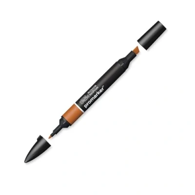 Abbildung von Winsor &amp; Newton &quot; ProMarker 0203282 Professioneller Layoutmarker 2 Spitzen, fein breit für Zeichnungen, Design Layouts Terrakotta