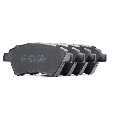 Abbildung von TOMEX brakes TX 13 54 Bremsbelagsatz Vorderachse RENAULT: SCENIC 2, MEGANE 2 Kombi, Coupe Cabriolet