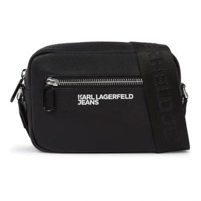 Abbildung von Karl Lagerfeld Jeans Essential Grainy Unisex Umhängetasche, Größe: One Size, Black