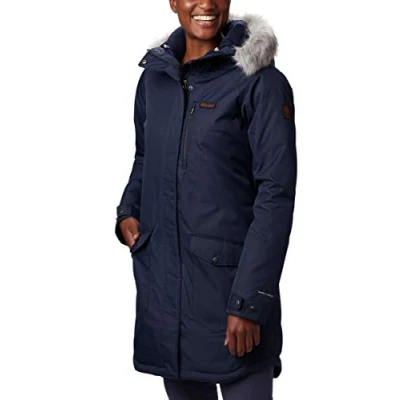 Abbildung von Columbia Damen Jacke Suttle Mountain LONG Insulated Jacke, Dark Nocturnal, XS, 1799751