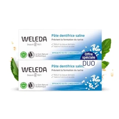 Abbildung von Weleda Duo paste Saline 2 x 75ml Zahnpasta 538078BC50C46