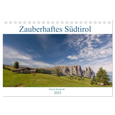 Abbildung von Zauberhaftes Südtirol (Tischkalender 2025 DIN A5 quer), CALVENDO Monatskalender