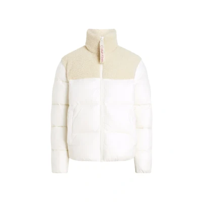 Abbildung von Calvin Klein Jeans Puffer Jacket Winterjacke, Herren, Größe: 3XL, Ivory