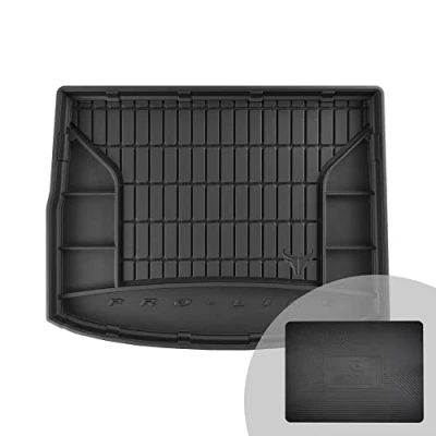 Abbildung von FROGUM ProLine 3D Gummimatte Exklusive Auto Kofferraummatte Kofferraumwanne für Volvo V40 II 2012 2019 Bequemer Organiser Die höchsten Kanten