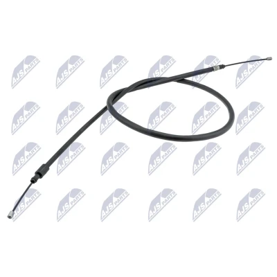 Abbildung von NTY HLR CT 032 Handbremsseil hinten links 1635, 1370 Scheibenbremse CITROËN: Xsara Schrägheck, Kombi