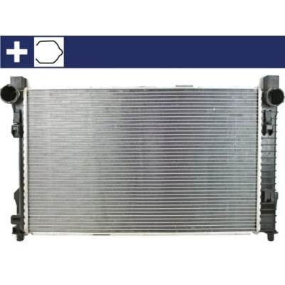 Abbildung von MAHLE ORIGINAL CR 1476 000S Kühler, Motorkühlung 649 415 34 Kühlrippen gelötet MERCEDES BENZ: C Klasse Limousine, T modell