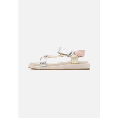 Abbildung von Marco Tozzi Riemensandalette Metallic multicoloured, Damen, Größe: 39, multi coloured Schuhe