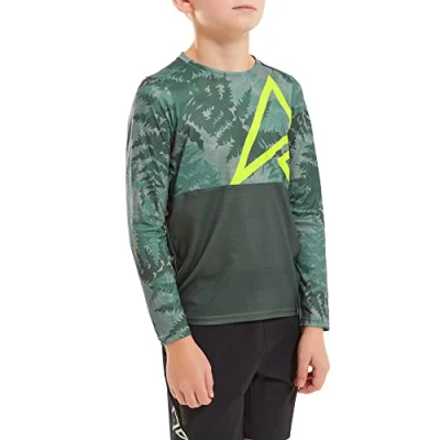 Abbildung von Altura Spark Leichtes LS MTB Jersey für Kinder Oliv 9 11 Jahre