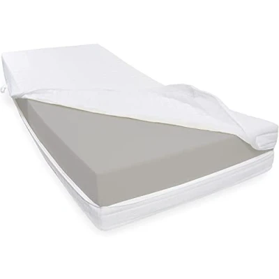 Abbildung von Dibapur® RH5 Kaltschaummatratze (RG40) FEST bis ca. 180 Kg Doppeltuchbezug Gesamthöhe 25 cm (80 x 200 cm)