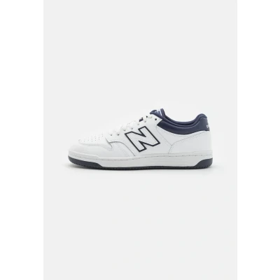 Abbildung von New Balance 480L Unisex Sneaker low, Größe: 43, White/blue Leder