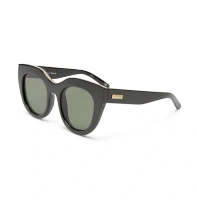 Abbildung von Le Specs AIR Heart Sonnenbrille black/goldcoloured, Damen, Größe: One Size, Black/gold coloured