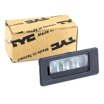 Abbildung von TYC 15 0389 00 9 Kennzeichenleuchte LED beidseitig mit SKODA: Octavia 3 Combi, Fabia III Kombi, Schrägheck, VOLKSWAGEN: Tiguan I