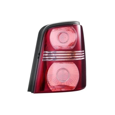 Abbildung von HELLA 2SK 009 477 061 Rückleuchte rechts P21W, PY21W, R5W 12 glasklar, Rot mit Glühlampen Lampenträger VOLKSWAGEN: Touran I