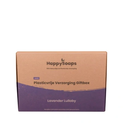 Abbildung von HappySoaps Plasticvrije Verzorging Giftbox Lavender Lullaby Large