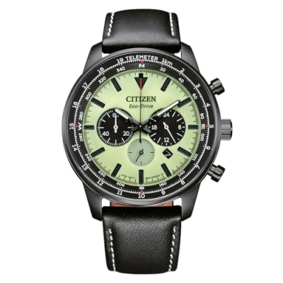 Abbildung von CITIZEN Herren Analog Quarz Uhr mit Leder Armband CA4505 21X