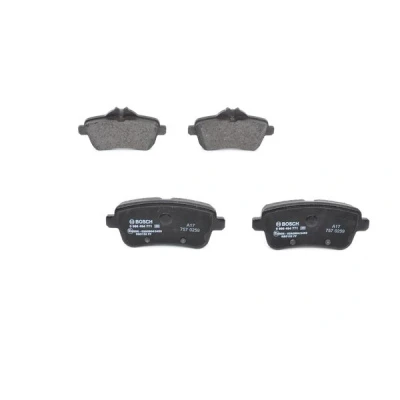 Abbildung von BOSCH 0 986 494 771 Bremsbelagsatz Low Metallic mit Anti Quietsch Blech MERCEDES BENZ: ML Klasse, GLE SUV, GLS
