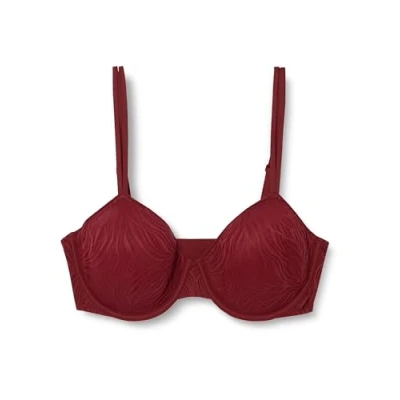 Abbildung von Calvin Klein Underwear Lightly Lined DEMI Bügel BH, Damen, Größe: 80E, Syrah