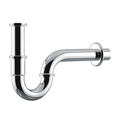 Abbildung von VARIOSAN Universal Röhrensiphon/Siphon für Waschbecken 12951, 1 1/4&quot; x 32 mm, Edelstahl, verchromt