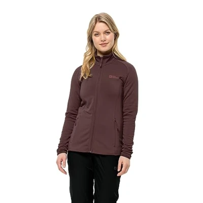 Abbildung von Jack Wolfskin Baiselberg FZ W Fleecejacke, Damen, Größe: XL, Dark maroon