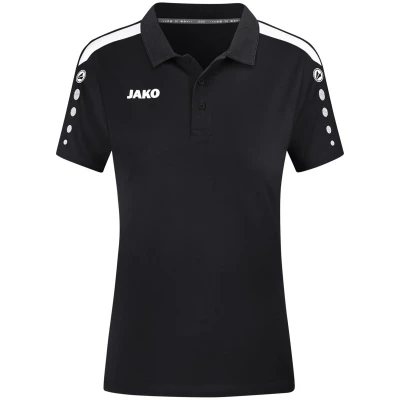 Abbildung von JAKO Fussball Power Poloshirt, Damen, Größe: 44, Schwarzweiss