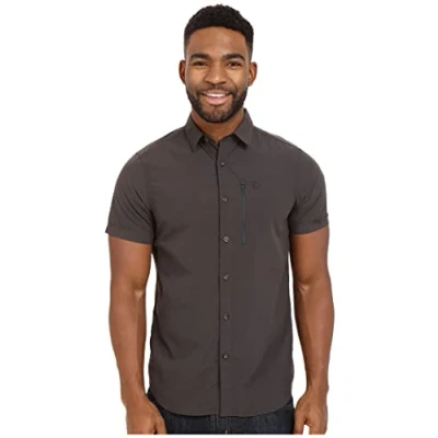Abbildung von Fjällräven Herren Abisko Hike Kurzarm Hemd, grau (Dark Grey), L