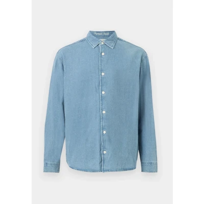 Abbildung von Jack &amp; Jones Jornorrebro Shirt Hemd, Herren, Größe: Small, Medium blue denim