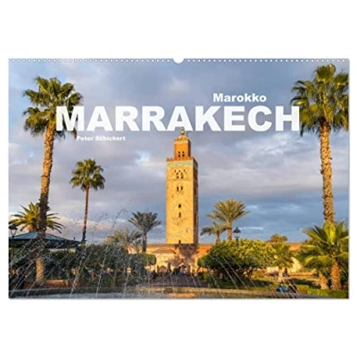 Abbildung von Marokko Marrakesch (Wandkalender 2025 DIN A2 quer), CALVENDO Monatskalender