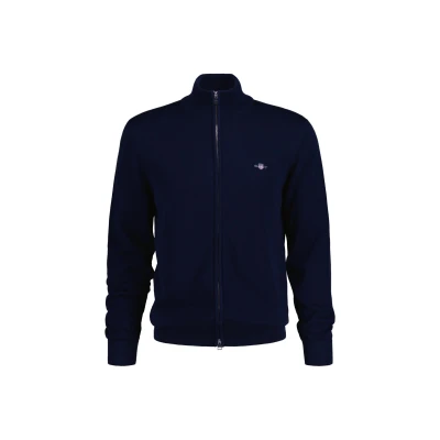 Abbildung von GANT Tonal Archive Shield Sweatjacke, Herren, Größe: XXL, Evening blue