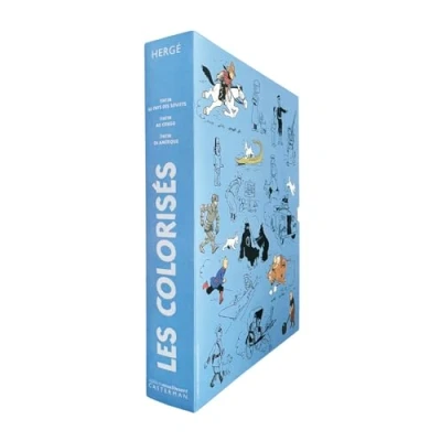 Abbildung von Coffret 3 volumes &quot;Les colorisés&quot; : Tintin en Amérique au Congo pays des Soviets: édition Petit Vingtième colorisée
