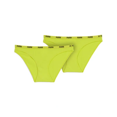 Abbildung von Licence Bikinislips Unterwäsche Damen (2er Pack) Lime Green Größe: 3