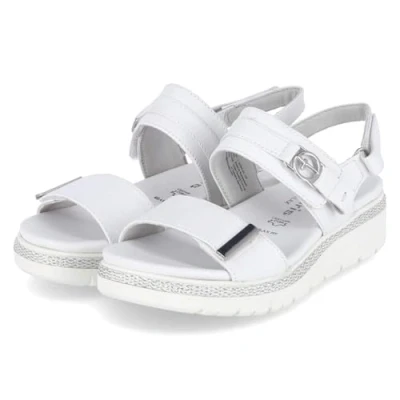 Abbildung von Tamaris Keilsandalette, Plateau, Sommerschuh, Riemchensandale mit Schmuckelement
