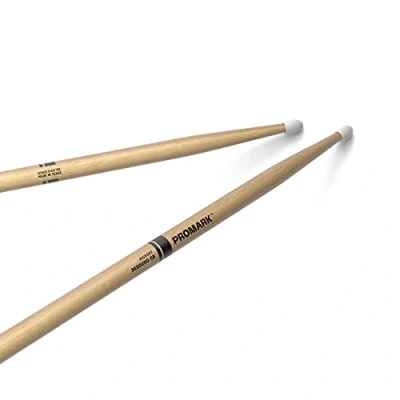 Abbildung von ProMark Drumsticks Schlagzeug Sticks Rebound 5B Hickory Drumstick, ovale Nylonspitze