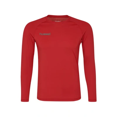 Abbildung von Hummel HML First Performance Langarmshirt, Herren, Größe: Large, True red