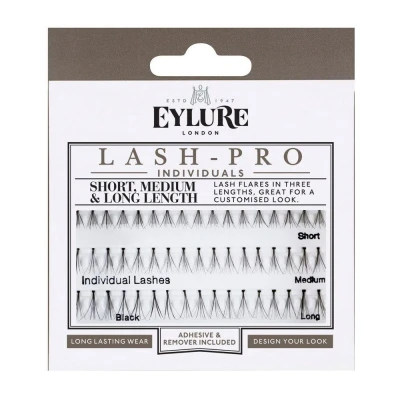 Abbildung von Eylure Wimpern LashPro Individuals 3x7 Short, Medium &amp; Long Length 1 set