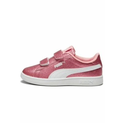 Abbildung von PUMA Smash 3.0 Glitz Glam Sneakers Kids, Schuhe, Peach Smoothie/Weiß, 32.5