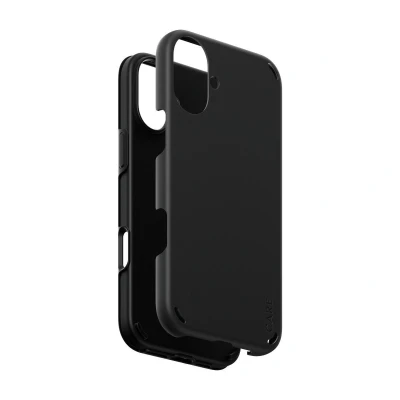 Abbildung von 0 CARE by PanzerGlass® Feature Case Double Defense Schwarz für iPhone 16 Plus