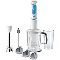 Abbildung von Braun 4191 MQ5260WHBL 1000 W Stabmixer mit Messbecher, Shaker, Turbo Funktion Weiß Blau