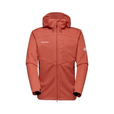 Abbildung von Mammut Ultimate VII So Jacke mit Kapuze, für Herren, Softshelljacke, Ziegelstein, Größe XL, Ziegelrot, XL