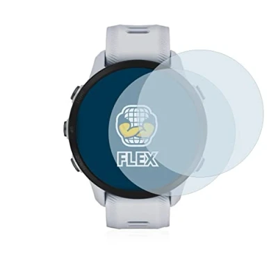 Abbildung von BROTECT 2 Stück Full Cover Schutzfolie für Garmin Forerunner 955 Solar / Screen Displayschutz Folie [3D Curved, Kristall Klar]