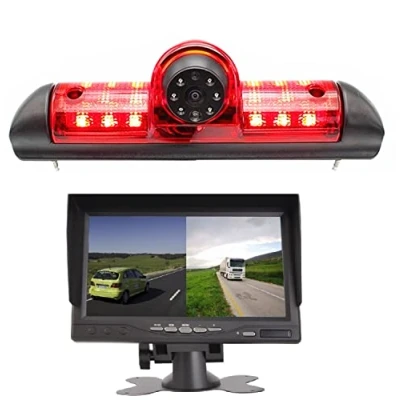 Abbildung von Misayaee Auto Dritte Dach Top Mount Bremsleuchte Kamera Bremslicht Rückfahrkamera für Jumper III DUCATO X250 Boxer +7.0&quot; Zoll DVD Monitor TFT Bildschirm LKW KFZ LCD Display