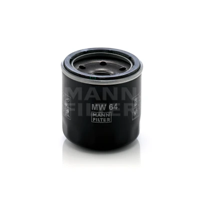 Abbildung von MANN FILTER MW 64 Ölfilter M 20 X 1.5 mit einem Rücklaufsperrventil Anschraubfilter