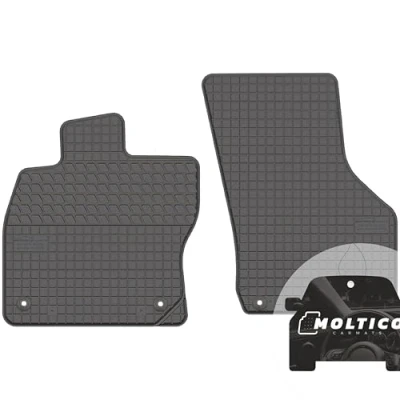 Abbildung von moto MOLTICO Vorne Gummi Automatten Gummimatten Passgenau Allwetter Fussmatten Auto passend für Audi A3 8Y (2020 )